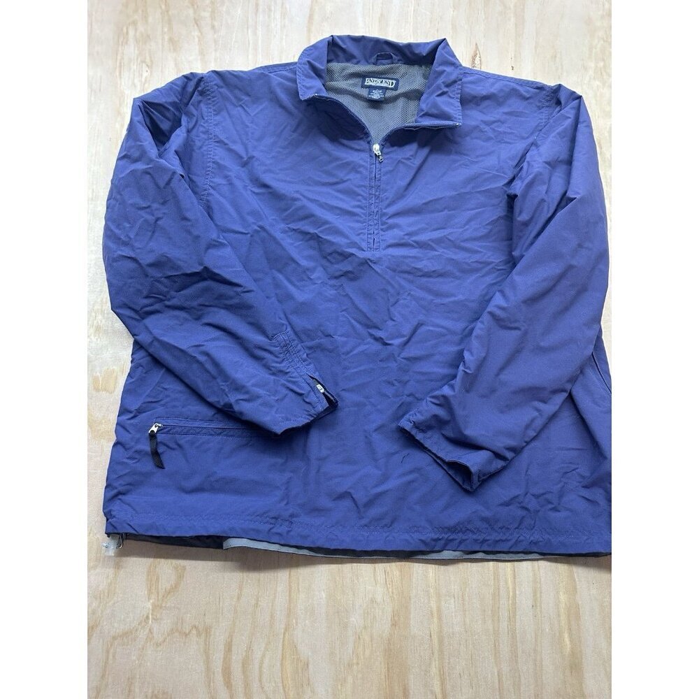 Lands End Women’s‎ Windbreaker Jacket Nylon Shell L 42-44 Purple